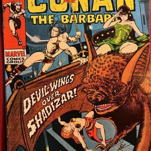 1971 Conan The Barbarian # 6 Barry Windsor-Smith cover VF+ Devil-wings Shadizar!